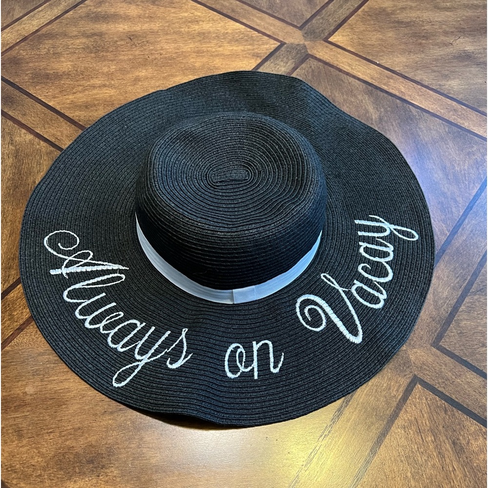 Sun Hat “Always on Vacay”
